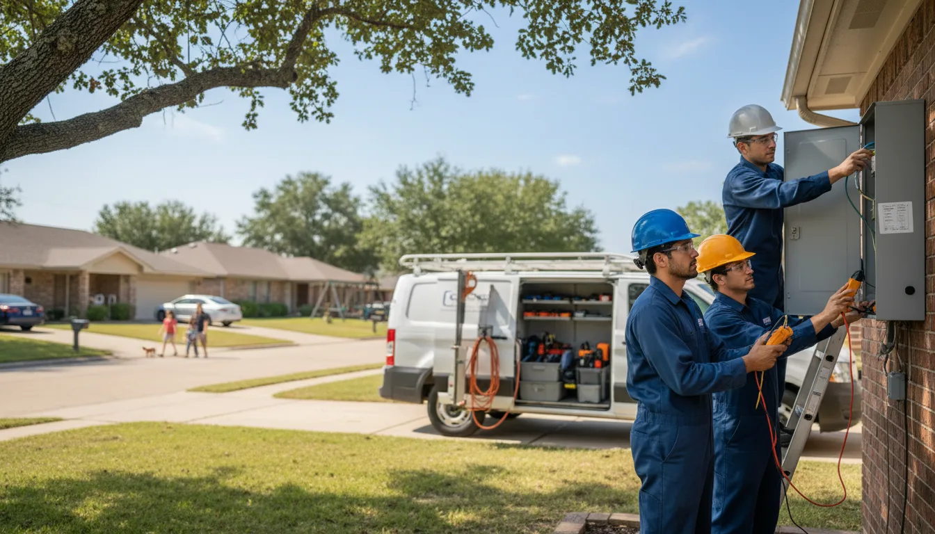 Certified electrician providing emergency electrical services in Farley, MO